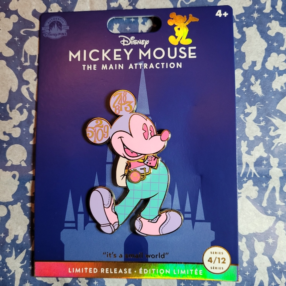 Disney | Mickey Mouse It's a Small World Main Attraction Pin